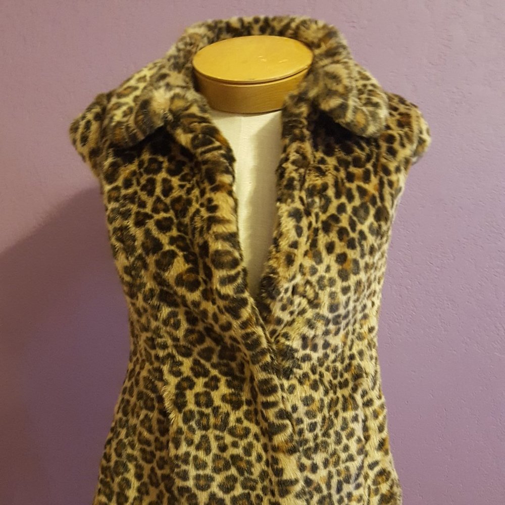 Leopard Print Vest